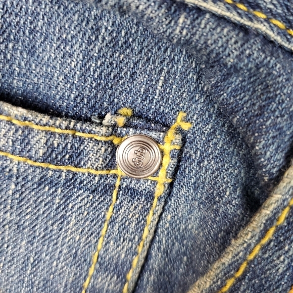 Vintage 90s Wide Leg Jeans 38W x  32L Hip Hop Y2K Streetwear - Picture 5 of 16